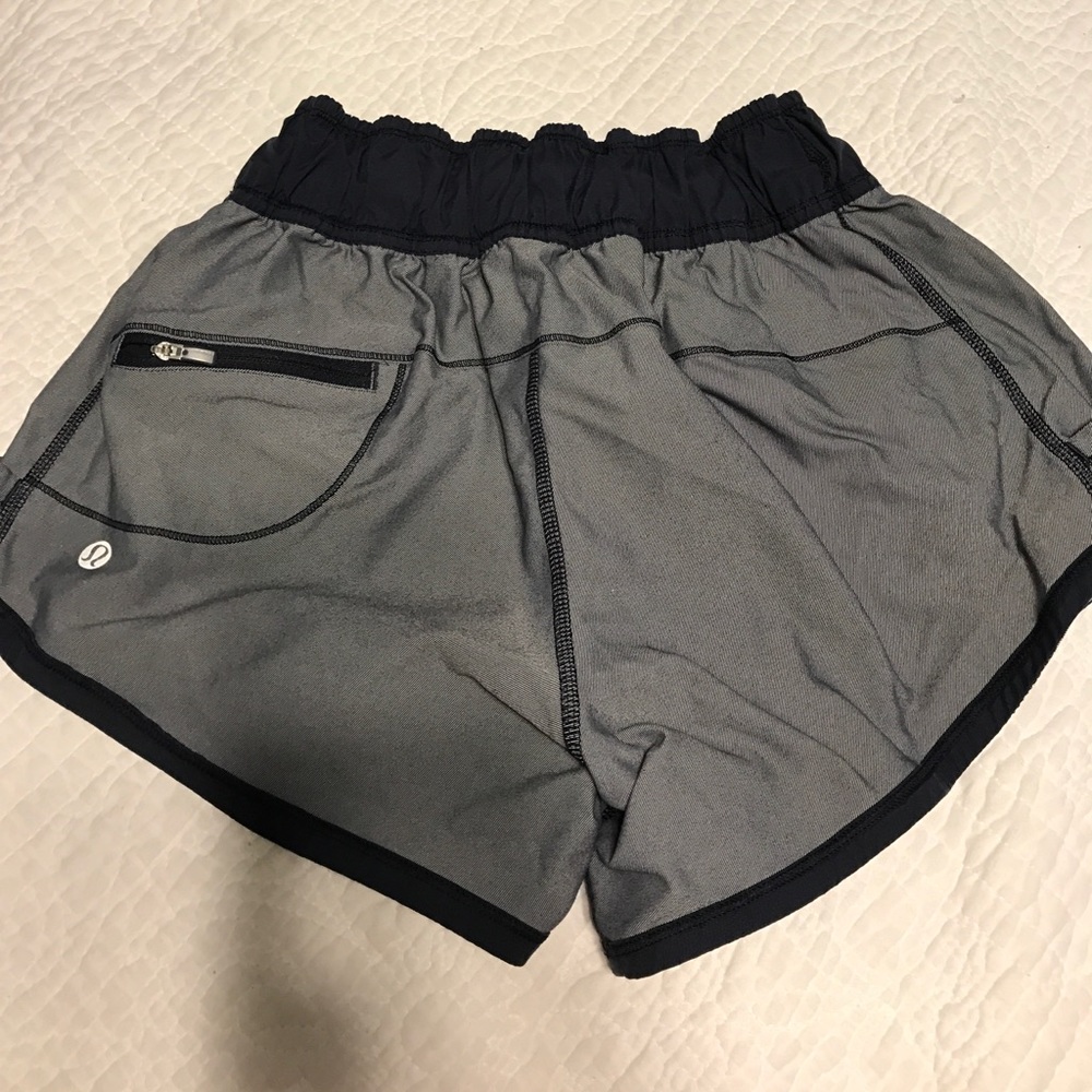Grayish Navy Lululemon shorts